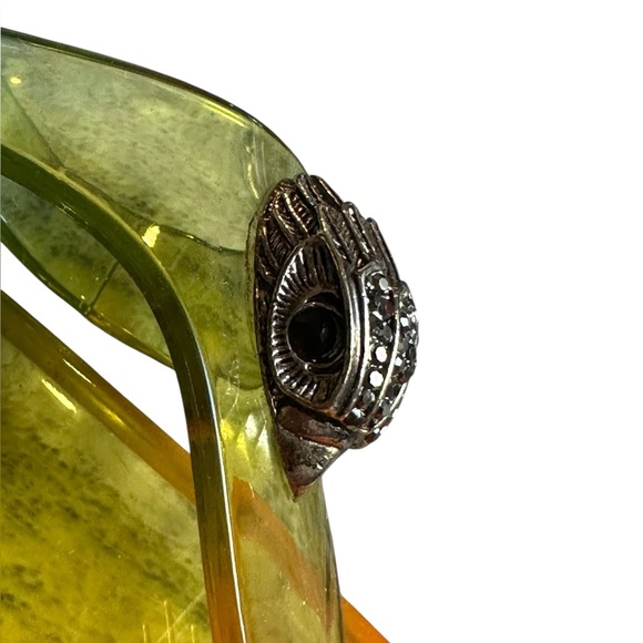 NEW Kurt Geiger London Maddison Jelly Clear Rainbow Eagle Sandal - Size 8 - Picture 10 of 11